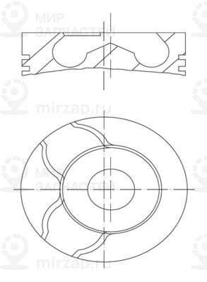 Поршень MAHLE 0220902