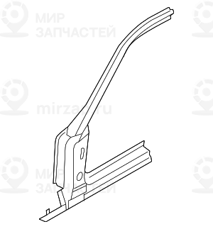 Передняя стойка Л Наруж
 BMW 41217240545
