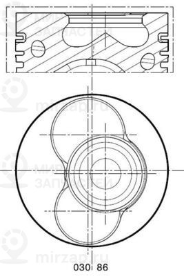 Запчасть MAHLE 0308602