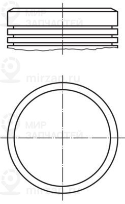 Запчасть MAHLE 0400401