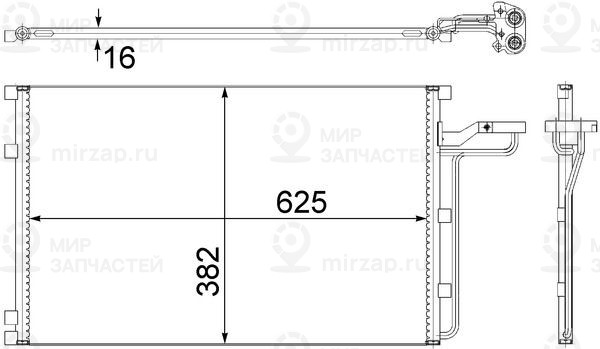 Запчасть MAHLE AC551001S