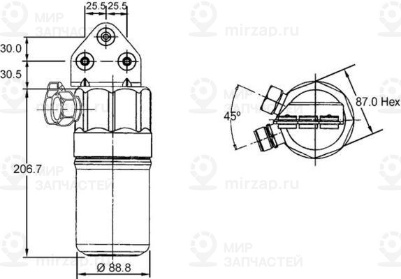 Запчасть MAHLE AD187000S