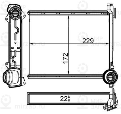 Запчасть MAHLE AH264000S