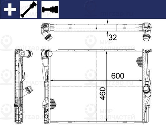 Запчасть MAHLE CR1087000S