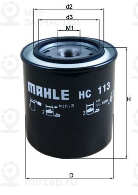 Запчасть MAHLE HC113