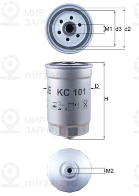Запчасть MAHLE KC101