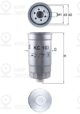 Запчасть MAHLE KC103