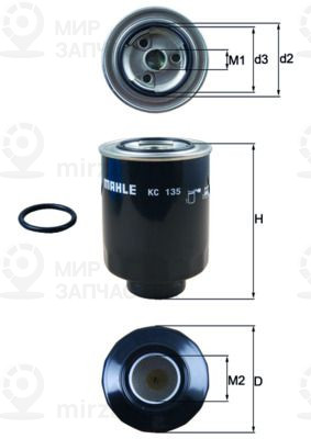 Запчасть MAHLE KC135D