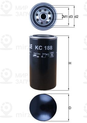 Запчасть MAHLE KC188