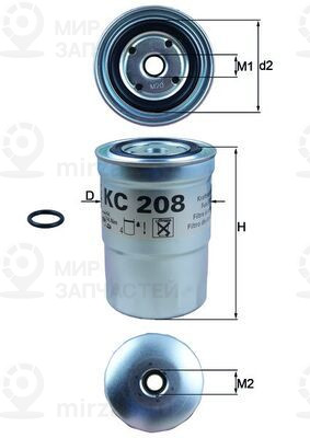Запчасть MAHLE KC208