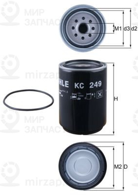 Запчасть MAHLE KC249D