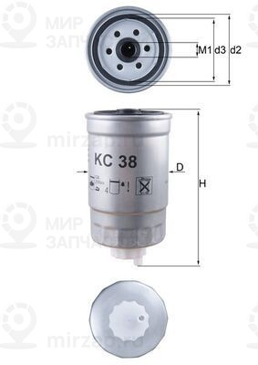 Запчасть MAHLE KC38