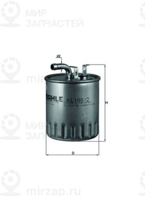 Топливный фильтр MAHLE KL1002