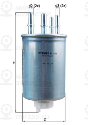 Топливный фильтр MAHLE KL1044