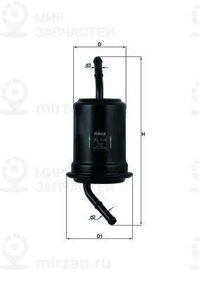 Топливный фильтр MAHLE KL115