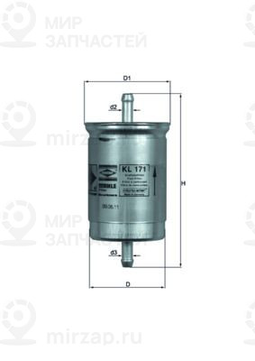 Запчасть MAHLE KL171