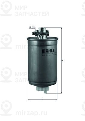 Топливный фильтр MAHLE KL180