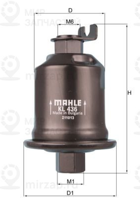 Топливный фильтр MAHLE KL436