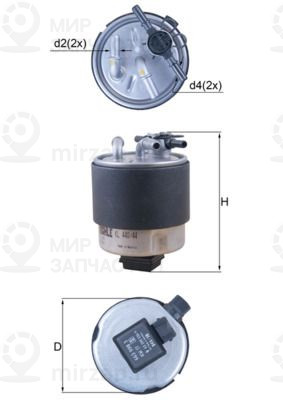 Запчасть MAHLE KL44044