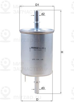 Топливный фильтр MAHLE KL470
