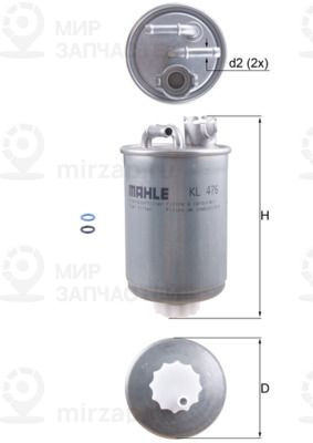 Запчасть MAHLE KL476D