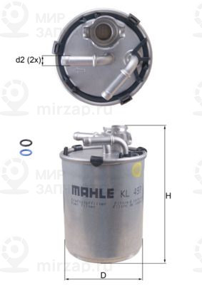 Запчасть MAHLE KL497D