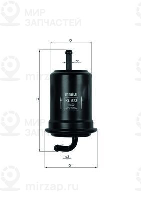 Топливный фильтр MAHLE KL523