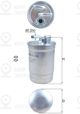 Запчасть MAHLE KL554D