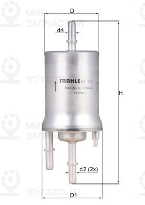 Запчасть MAHLE KL572