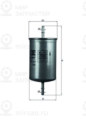 Запчасть MAHLE KL71