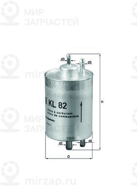 Запчасть MAHLE KL82