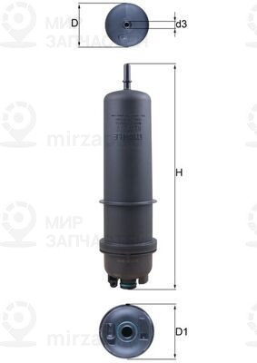 Топливный фильтр MAHLE KL8727