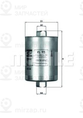 Запчасть MAHLE KL93