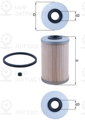 Запчасть MAHLE KX204D