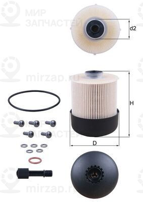 Топливный фильтр MAHLE KX33828D