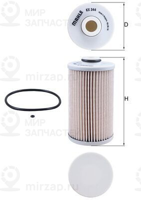 Топливный фильтр MAHLE KX344D