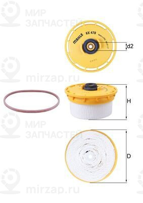 Запчасть MAHLE KX479D