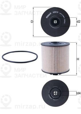 Запчасть MAHLE KX672D