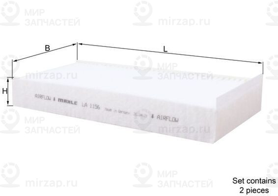 Запчасть MAHLE LA1156S