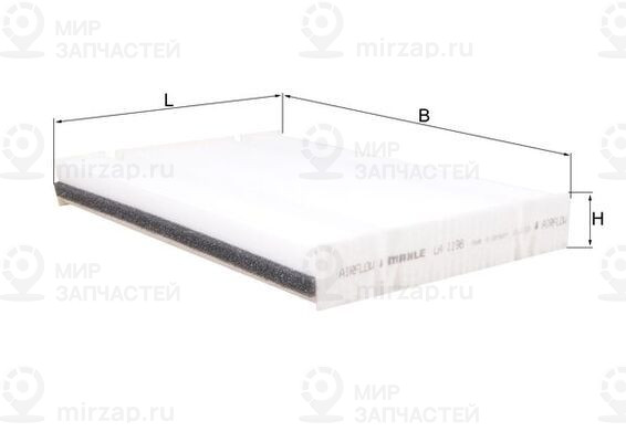 Фильтр, воздух во внутренном пространстве MAHLE LA1198