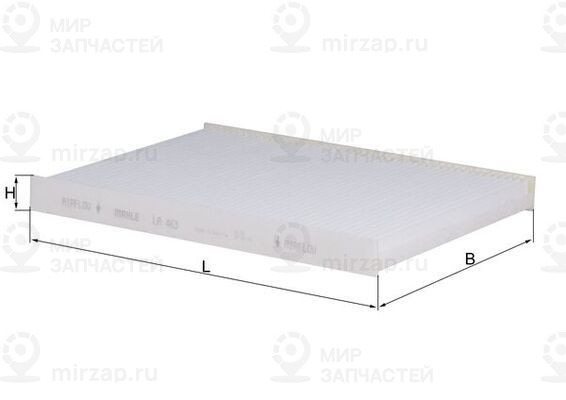 Фильтр, воздух во внутренном пространстве MAHLE LA463
