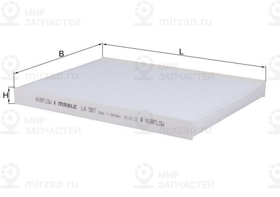 Запчасть MAHLE LA587