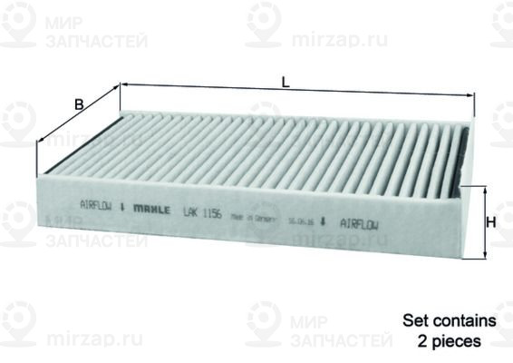 Запчасть MAHLE LAK1156S