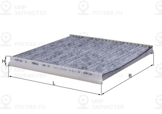 Фильтр, воздух во внутренном пространстве MAHLE LAK131