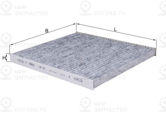 Фильтр, воздух во внутренном пространстве MAHLE LAK301