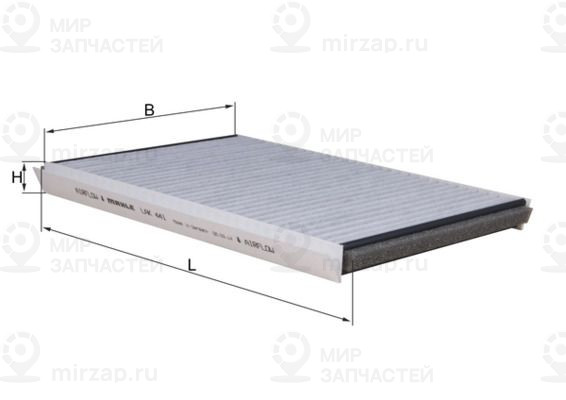 Фильтр, воздух во внутренном пространстве MAHLE LAK441