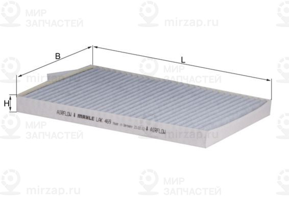 Фильтр, воздух во внутренном пространстве MAHLE LAK469