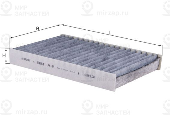 Фильтр, воздух во внутренном пространстве MAHLE LAK87