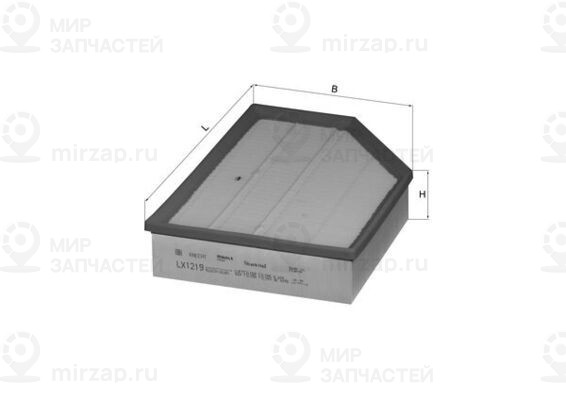 Запчасть MAHLE LX1219