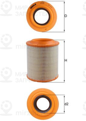 Запчасть MAHLE LX1275